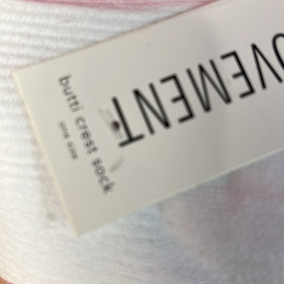 Free People Movement Butti Crest Socks White Athletic Socks - Picture 4 of 4